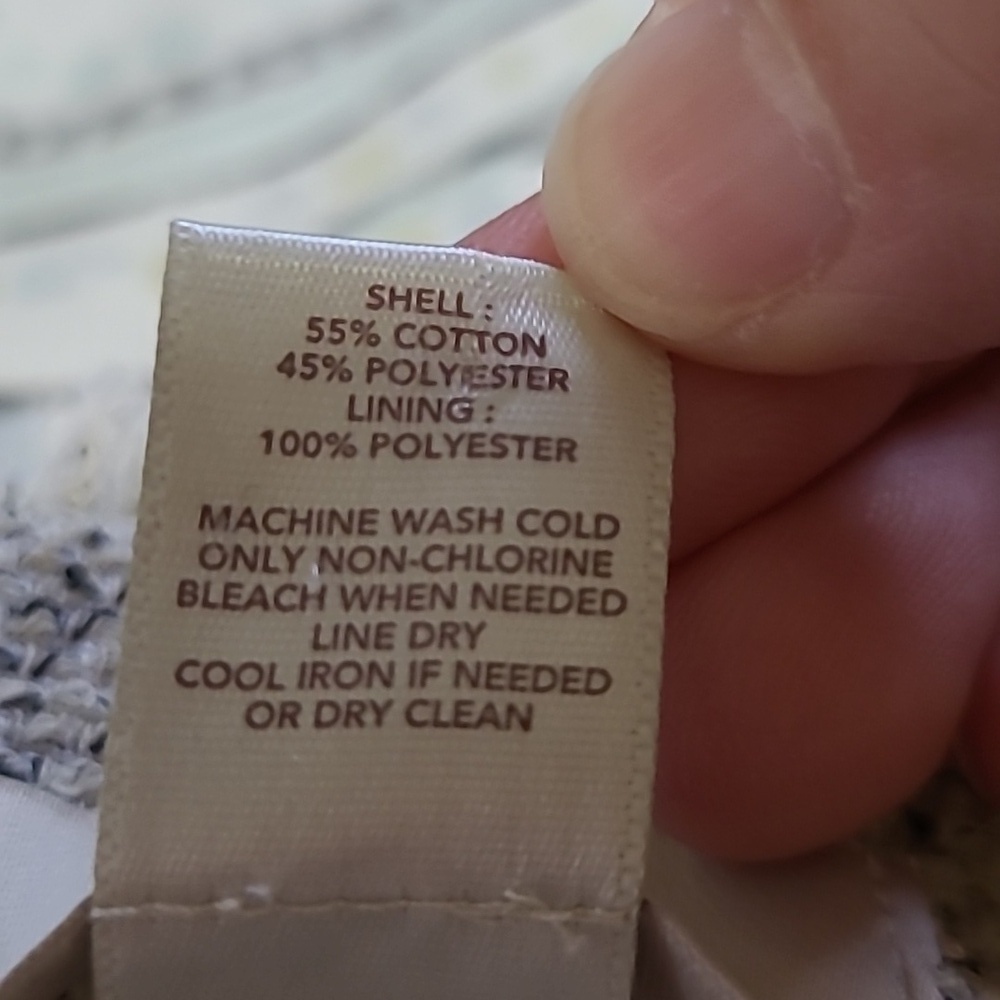 Loft Outlet White and Gray Tweed Jacket - Size 6 - Picture 7 of 7